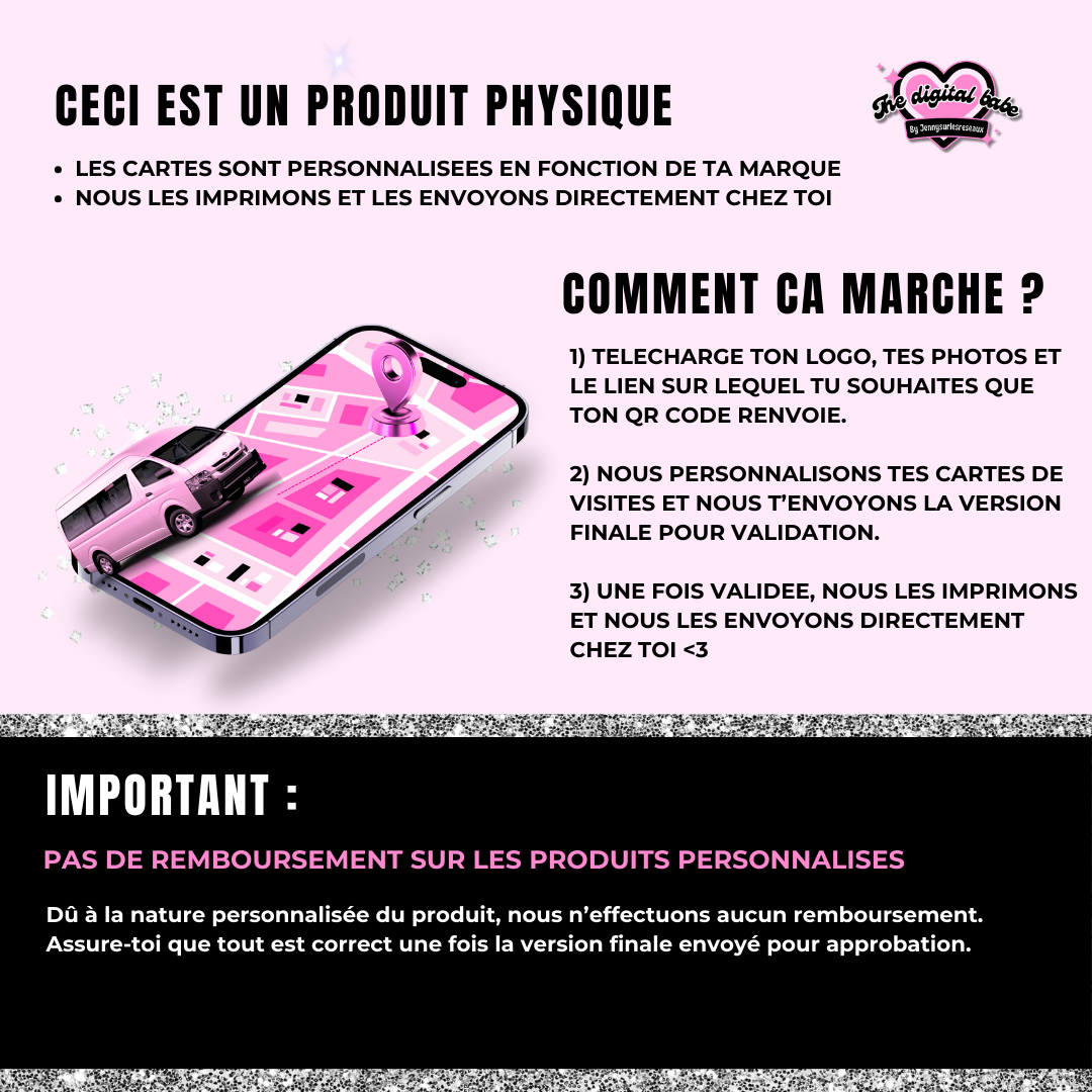 Cartes Insta Baddies (cartes de visite)