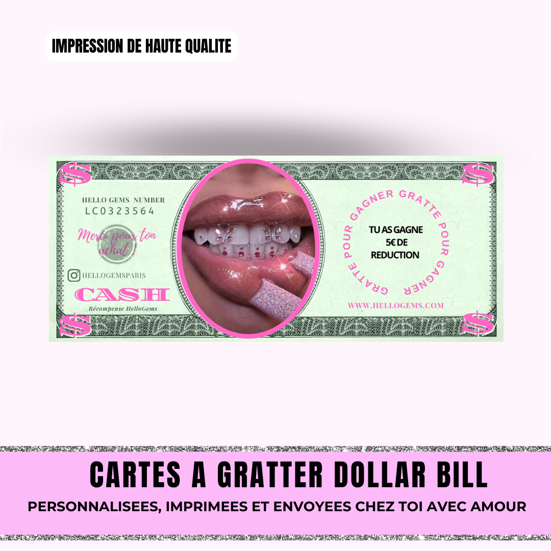 Cartes à gratter dollar bill