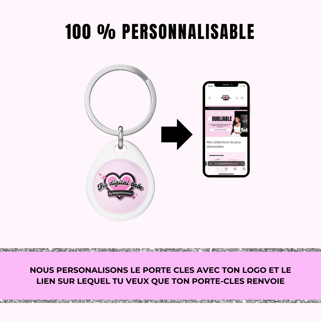 Porte-clés personnalisé intelligent (smart tap keychain)